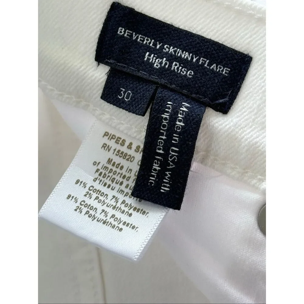 Veronica Beard Beverly High-Rise Skinny Flare Jeans Size 30 $298 NWT - Picture 9 of 9